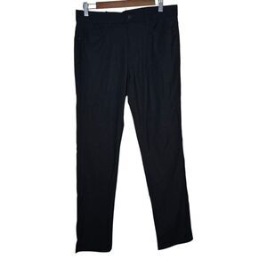 Member's Mark Men's Benton Performance Pants Slim Fit 30x30 NWT UPF 30 Black